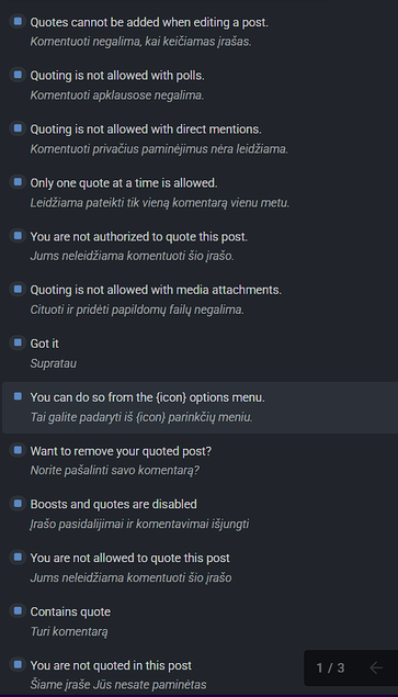 Posted media